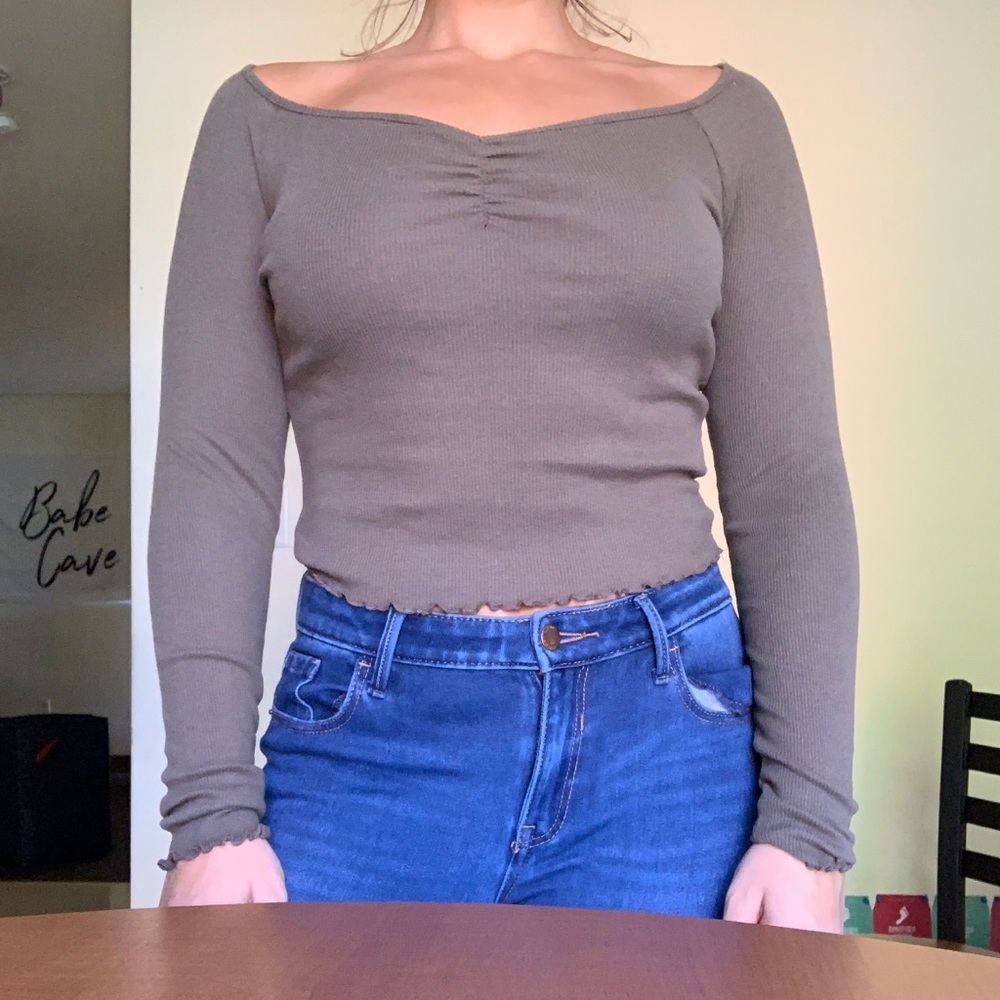 Olive green long sleeve